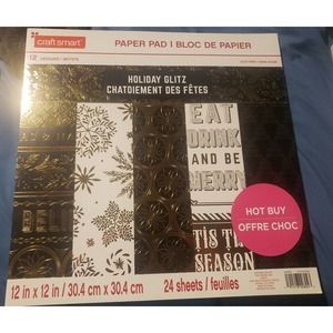 New 12x12 24 sheet paper pad